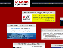 Tablet Screenshot of macrodynamics.com.au